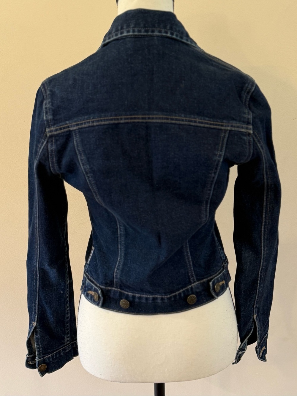 Moto - Dark Blue Denim Jacket size 8 - Picture 5 of 7
